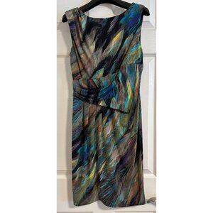 Calvin Klein Petite Printed Sheath Sleeveless Dress